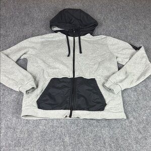 Nike Gray and Black Hoodie